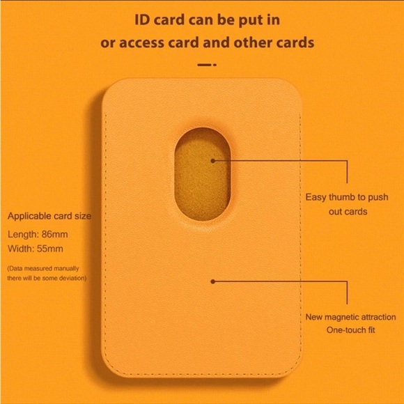 IPhone magnetic magsafe leather wallet for 12 13 14 - Picture 3 of 6